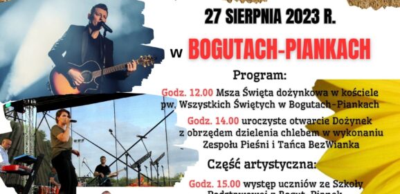 Dożynki Powiatowe w Bogutach-Piankach