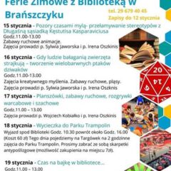 Ferie Zimowe z Biblioteką w Brańszczyku