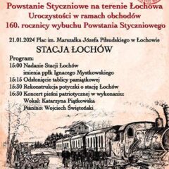 160. rocznica wybuchu Powstania Styczniowego