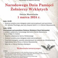 Narodowe Dnia Pamięci Żołnierzy Wyklętych w Ostrowi Mazowieckiej