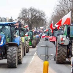 Protesty rolników w powiecie ostrowskim