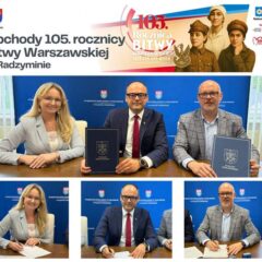 Podpisanie umowy na współorganizację obchodów 105. rocznicy Bitwy Warszawskiej w Radzyminie