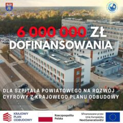 Prawie 6 mln zł dla wołomińskiego Szpitala!