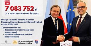 Ponad 7 mln zł na bezpieczeństwo mieszkańców Powiatu Wołomińskiego