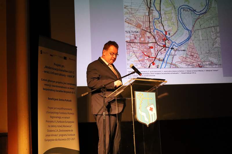 Konferencja inaugurująca projekt pn. „Modernizacja kanałów A, B i C – wraz z infrastrukturą – część B”