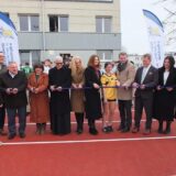 Otwarcie nowo wybudowanej bieżni przy Orliku w Zespole Szkół nr 1 w Wyszkowie