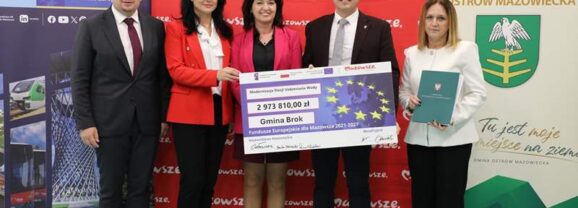 Nowe środki unijne dla Gminy Brok