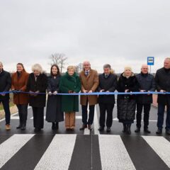 Uroczyste oddanie do użytku przebudowanej drogi powiatowej nr 4207W Paplin – Stoczek – Sadowne