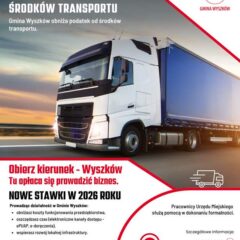 Obniżone stawki podatku od środków transportu