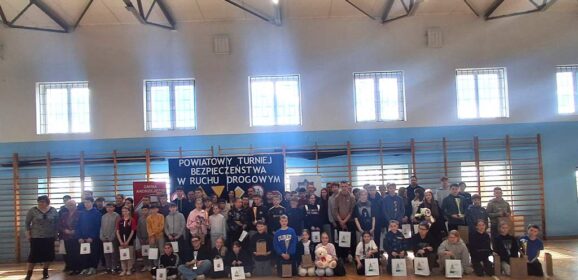 Eliminacje Powiatowe Ogólnopolskiego Turnieju Bezpieczeństwa Ruchu Drogowego w Andrzejewie