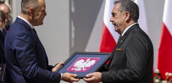 Wyjątkowe wyróżnienie dla Gminy Małkinia Górna w Pałacu Prezydenckim