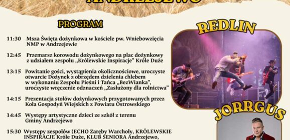Zapraszamy na Dożynki Powiatowo-Gminne 2026!